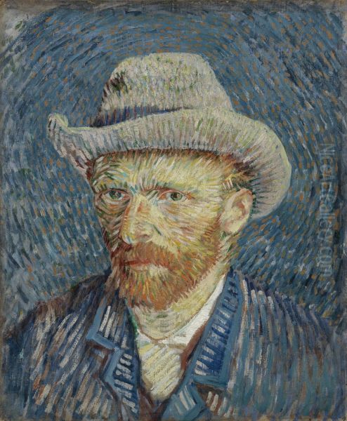 Self Portrait with Felt Hat - view 1