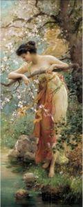 The Blossom Tree by Hans Zatzka