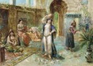 The Harem Musicians by Hans Zatzka