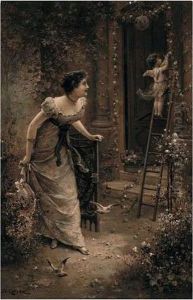 Preparing For The Festivities by Hans Zatzka