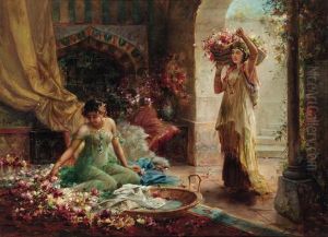 The Perfume Makers by Hans Zatzka