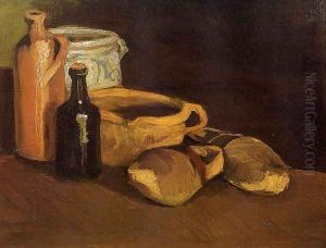 Still Life With Clogs And Pots by Vincent Van Gogh