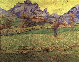 A Meadow in the Mountains by Vincent Van Gogh