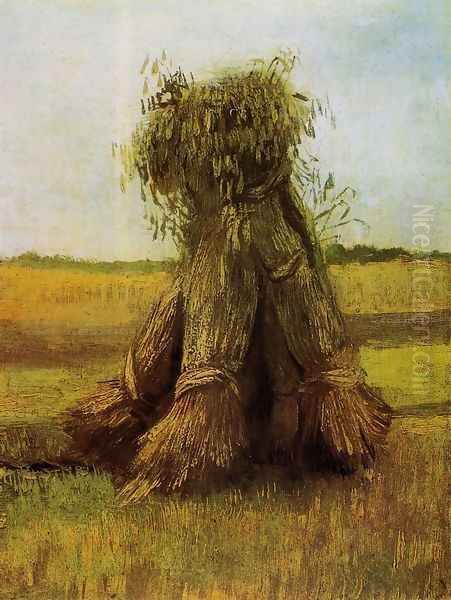 Sheaves Of Wheat In A Field - view 1