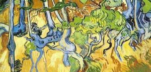 Tree Roots And Trunks by Vincent Van Gogh