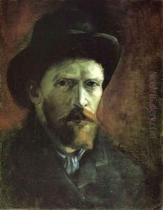 Self Portrait in a Dark Felt Hat