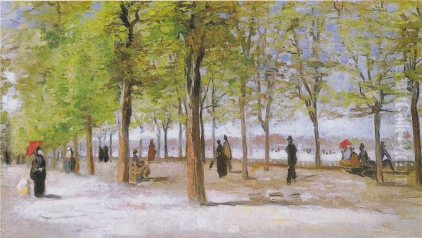 Lane At The Jardin Du Luxembourg - view 1