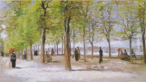 Lane At The Jardin Du Luxembourg by Vincent Van Gogh