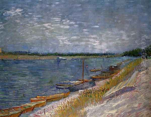 View Of A River With Rowing Boats - view 1