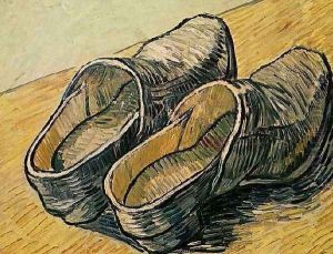 Pair Of Leather Clogs A