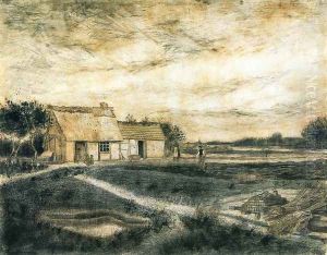 Barn with Moss-Covered Roof