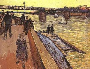 The Bridge At Trinquetaille by Vincent Van Gogh