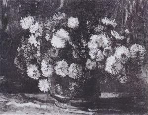 Bowl With Chrysanthemums