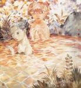 Two Girls by Wang Zhen