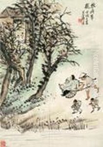 Attending A Sick Mother by Wang Zhen