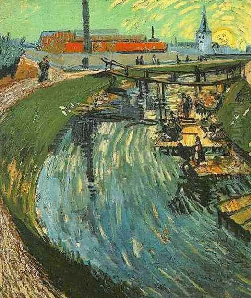 Canal With Women Washing - view 1