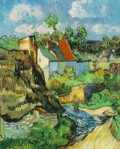 Houses In Auvers by Vincent Van Gogh