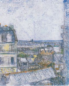 View of Paris from Vincent's Room in the Rue Lepic by Vincent Van Gogh