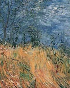 Edge Of A Wheatfield With Poppies by Vincent Van Gogh