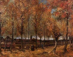 Lane With Poplars