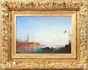 Venise, Le Bassin Desaint-marc by Felix Ziem
