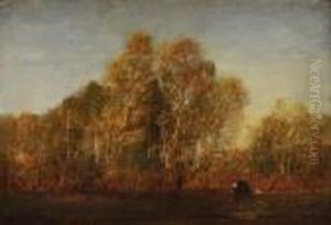 Lisiere De Foret A Barbizon by Felix Ziem