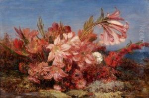 Nature Morte Aux Fleurs by Felix Ziem