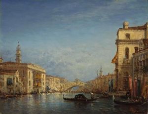 The Grand Canal, Venice by Felix Ziem
