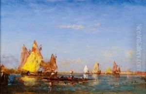 Voile Jaune A Venise by Felix Ziem
