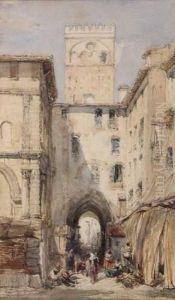 La Porte De La Ville by Felix Ziem