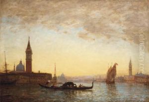 Le Soir Sur San Giorgio by Felix Ziem