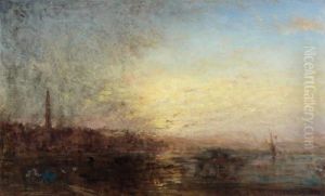 Vue De Venise by Felix Ziem
