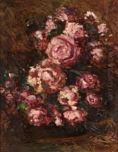 Bouquet De Roses by Felix Ziem