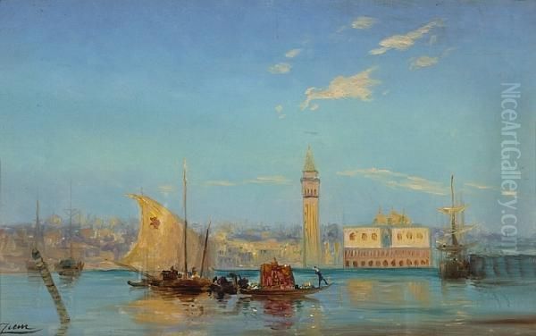 A View Of The Molo And The Palazzo Ducale, Venice - view 1