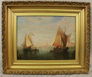 Venetian View by Felix Ziem