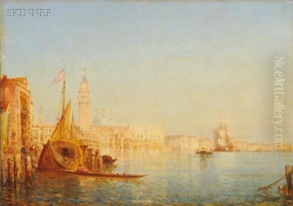 Le Palais Des Doges, Vu Du Canal Della Grazia - view 1