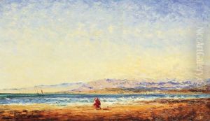 Berger Pres Dun Rivage Mediterraneen by Felix Ziem