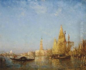 L'entree Du Grand Canal by Felix Ziem