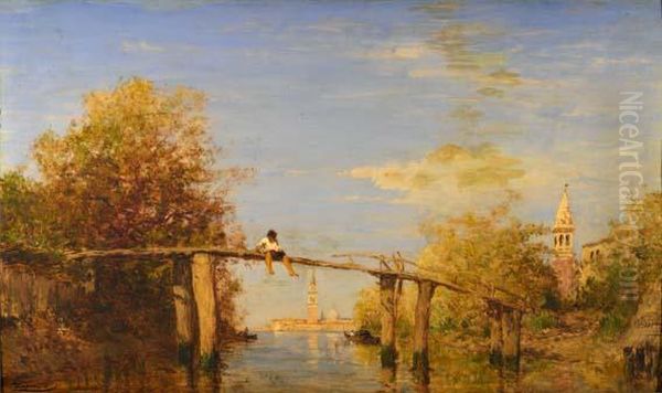 Pont A Vignole, Pres De Venise - view 1