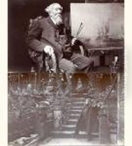 (beaune, 1821 - Paris, 1911)
Dans Son Atelier De La Rue Lepic, Le 7 Novembre 1907 by Felix Ziem