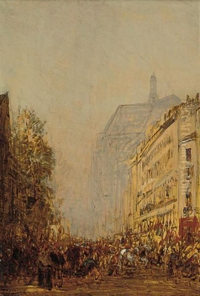 Bastille Day, Paris - view 1