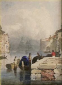 Vue De Venise by Felix Ziem