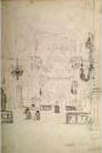 L Interieur De L Eglise Berico A
Venise Dessin Au Crayon. Trace De Z En Bas A Droite. 24.50 X 16.50 Cm - view 1