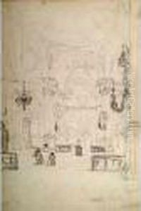 L Interieur De L Eglise Berico A
Venise Dessin Au Crayon. Trace De Z En Bas A Droite. 24.50 X 16.50 Cm by Felix Ziem