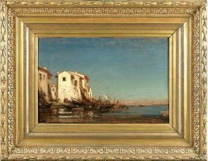 Vue De Martigues by Felix Ziem