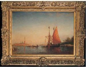 Vue Du Grand Canal A Venise by Felix Ziem