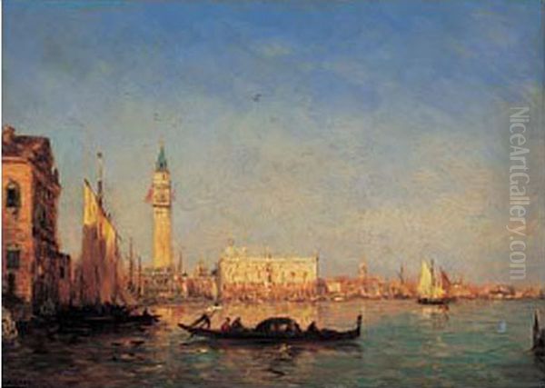 Palais Des Doges, Vue Du Canal De La Grazzia - view 1