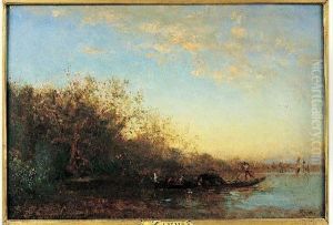Gondole Dans La Lagune
