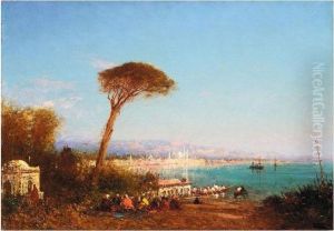 The Golden Horn, Constantinople by Felix Ziem