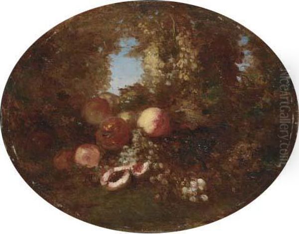 Peaches And Grapes In A Shady Grove - view 1